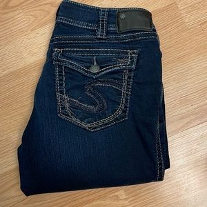 Silver Suki Mid Slim Boot Size W32/L31